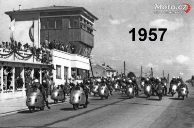 Závody motocyklů 1957